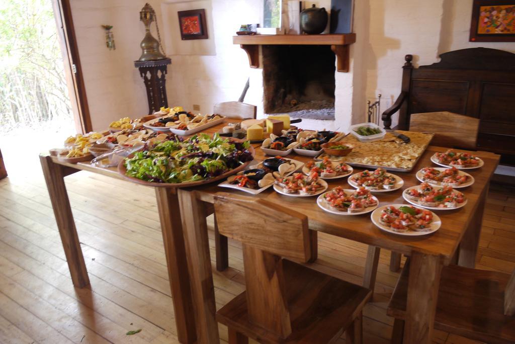La Casa Del Tilo Hacienda Santa Rosa Bagian luar foto