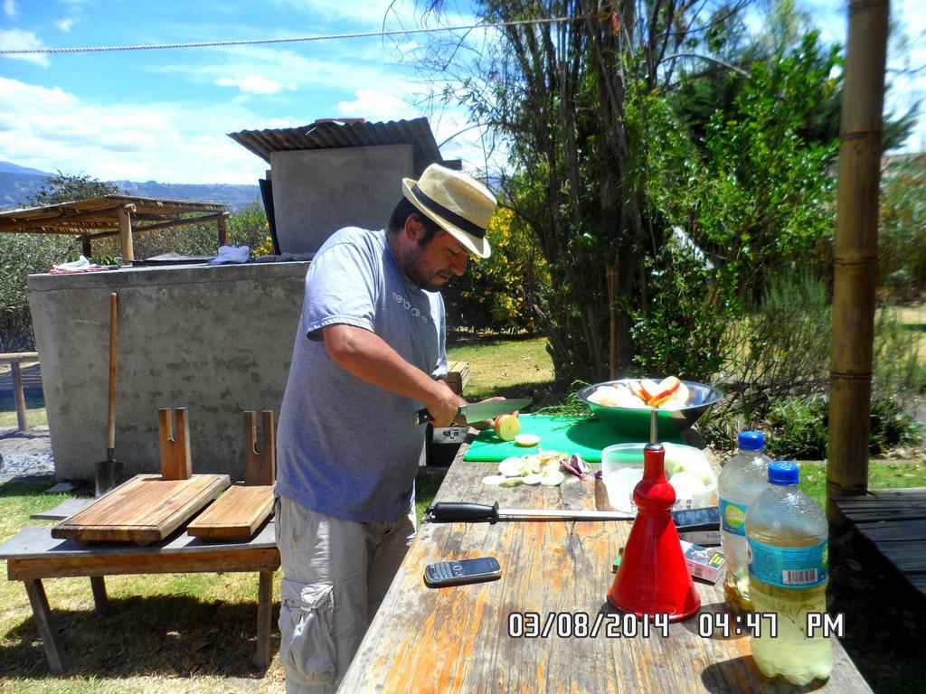 La Casa Del Tilo Hacienda Santa Rosa Bagian luar foto