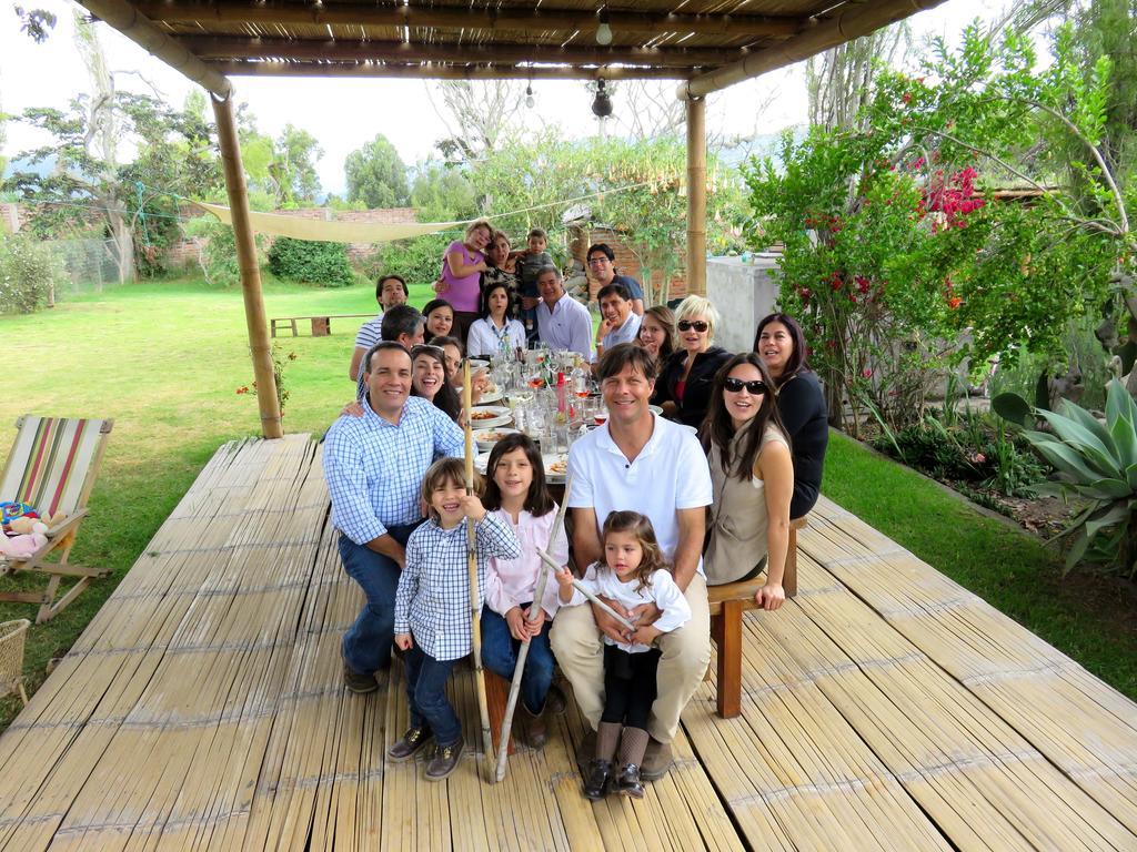La Casa Del Tilo Hacienda Santa Rosa Bagian luar foto